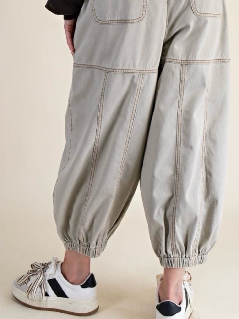EASEL Casual Cargo Jogger Pants - - Picture 2 of 5
